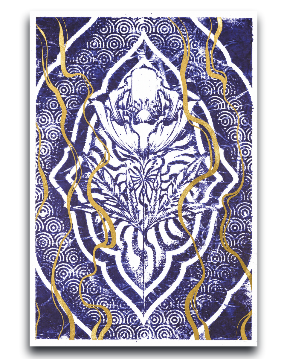 Seigaiha - Serenity | Fine Art Wall Print | Tattoo Art | Limited 50/50