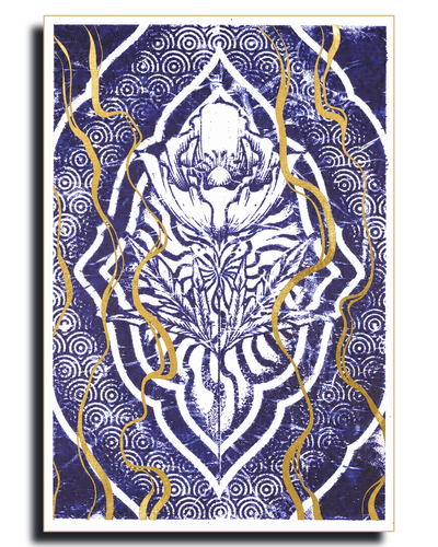 Seigaiha - Serenity | Fine Art Wall Print | Tattoo Art | Limited 50/50
