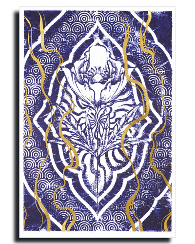 Seigaiha - Serenity | Fine Art Wall Print | Tattoo Art | Limited 50/50