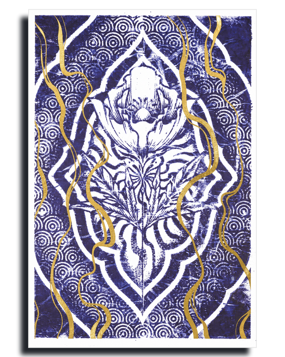 Seigaiha - Serenity | Fine Art Wall Print | Tattoo Art | Limited 50/50