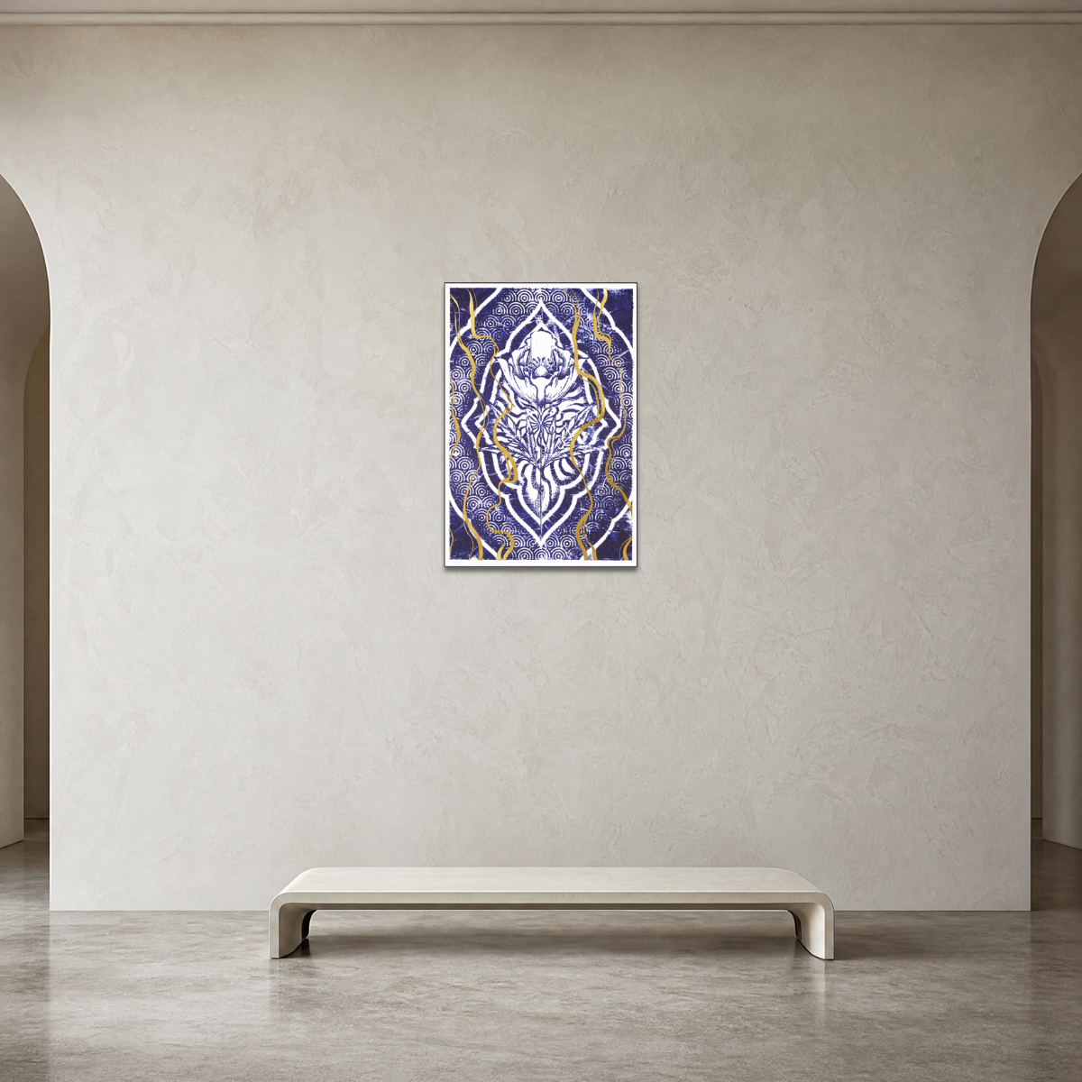 Seigaiha - Serenity | Fine Art Wall Print | Tattoo Art | Limited 50/50