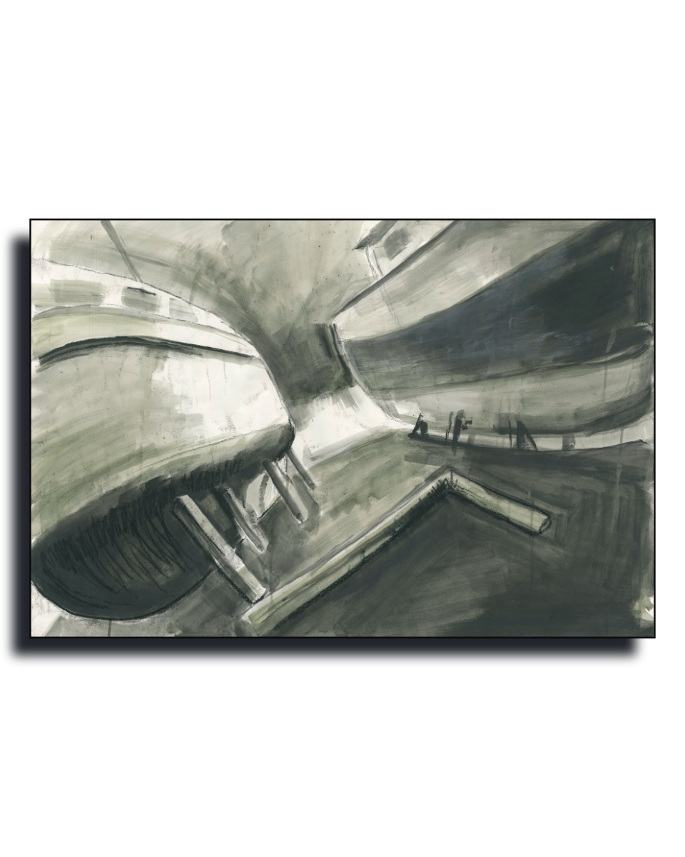 Between the Boats - Fine Art Wall Print | Painting | Limited 500/500
