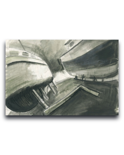 Between the Boats - Fine Art Wall Print | Painting | Limited 500/500