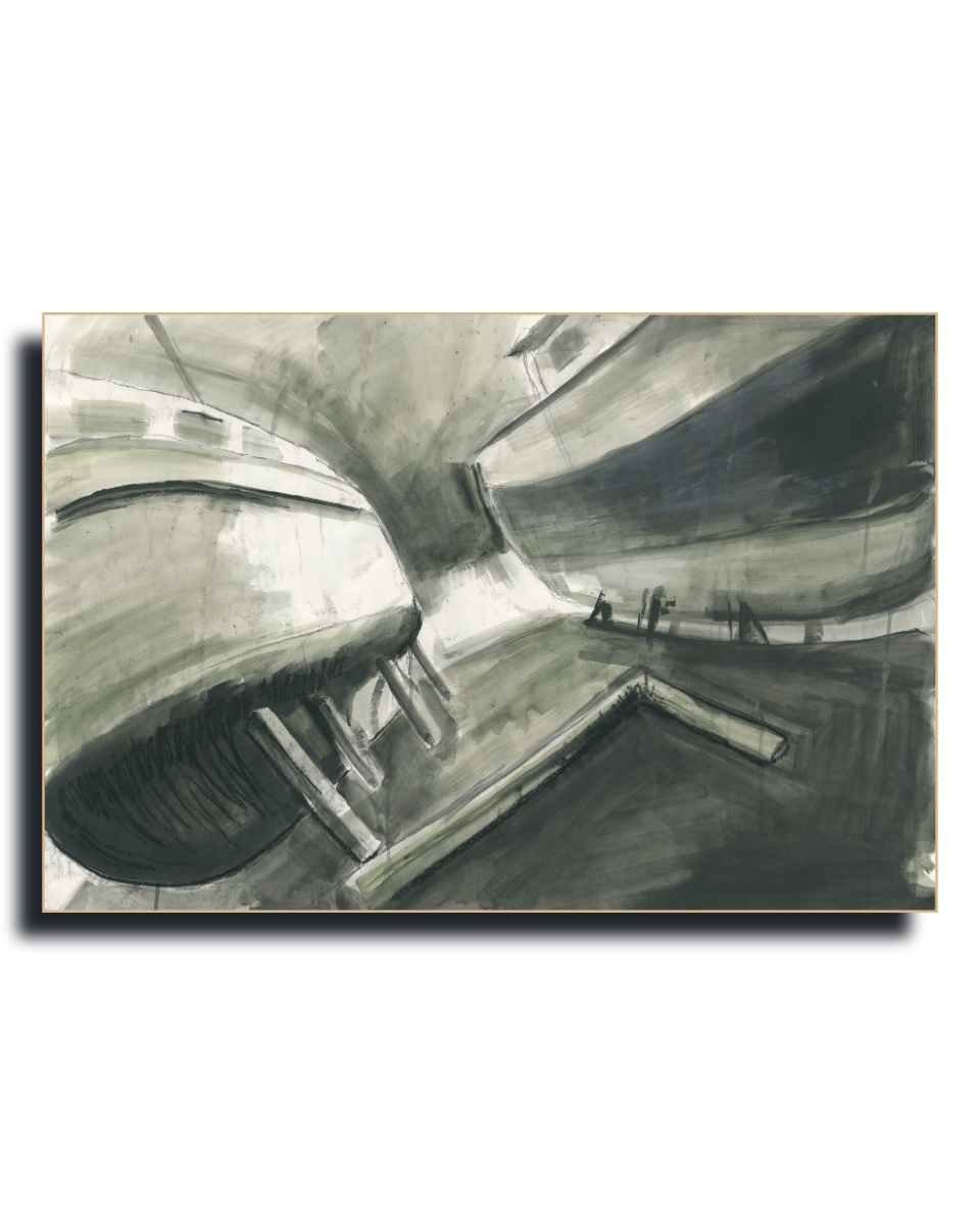Between the Boats - Fine Art Wall Print | Painting | Limited 500/500