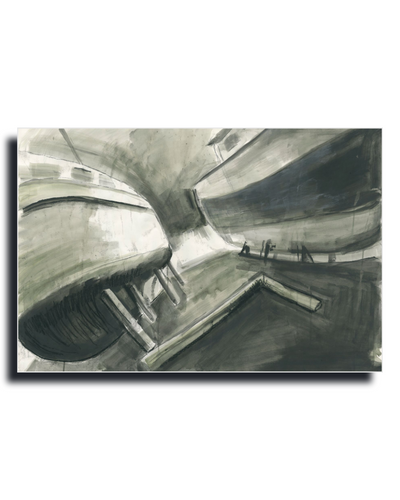 Between the Boats - Fine Art Wall Print | Painting | Limited 500/500