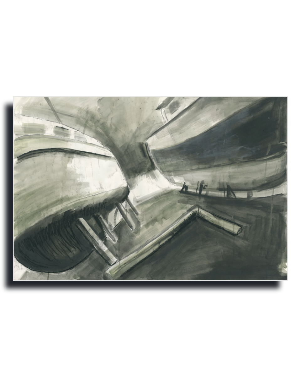 Between the Boats - Fine Art Wall Print | Painting | Limited 500/500