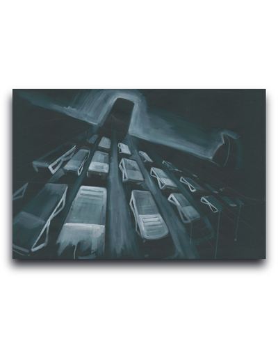 Night Beach - Fine Art Wall Print | Painting | Limited 100/100