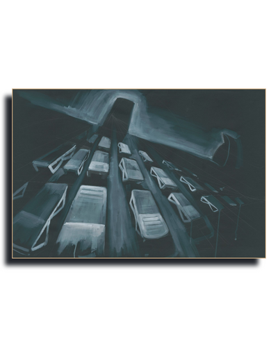 Night Beach - Fine Art Wall Print | Painting | Limited 100/100