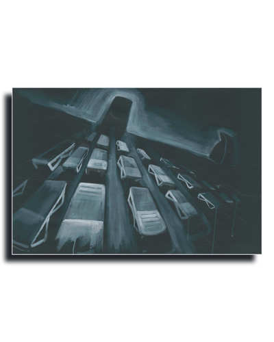 Night Beach - Fine Art Wall Print | Painting | Limited 100/100