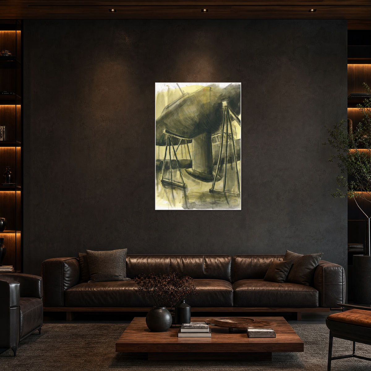 Winter Boat - Fine Art Wall Print | Painting | Limited 300/300