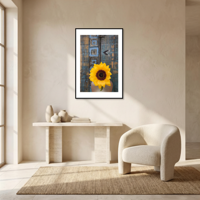 Sunflower - Fine Art Photography by Ivo Tizin - Wall Art - contemporary, minimalistic style - Limited Edition