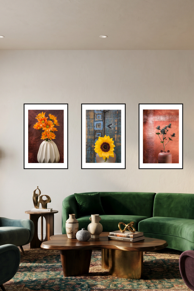 Sunflower - Fine Art Photography by Ivo Tizin - Wall Art - contemporary, minimalistic style - Limited Edition