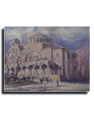 Sveta Petka Samardjiiska II by Alexander Yuzev, white frame