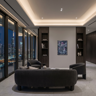 Print of Buon Fresco Original Painting by Alexander Yuzev photographed for GIto Art & Decor - High Quality Art Print - New York penthouse decorated with Gito Art