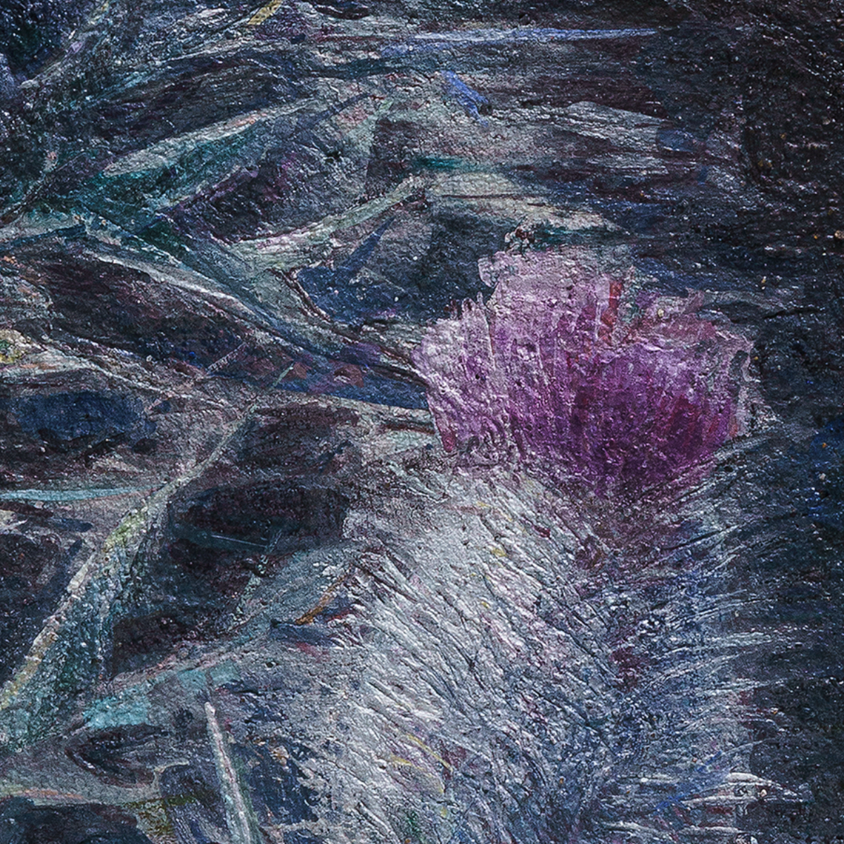 Close up view - Print of Buon Fresco Original Painting by Alexander Yuzev photographed for GIto Art & Decor - High Quality Art Print - framed wall decor