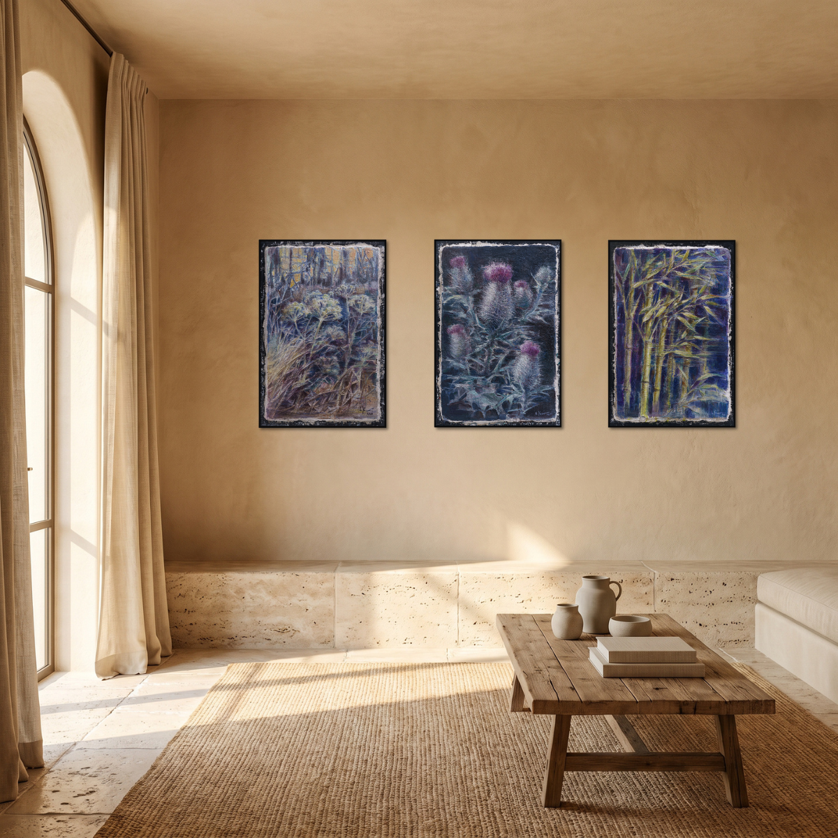 Print of Buon Fresco Original Painting by Alexander Yuzev photographed for GIto Art & Decor - High Quality Art Print - framed wall decor