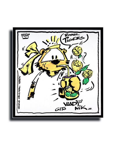 Gito Fine Art Print - Art Vladi Vl Comics - Tigers